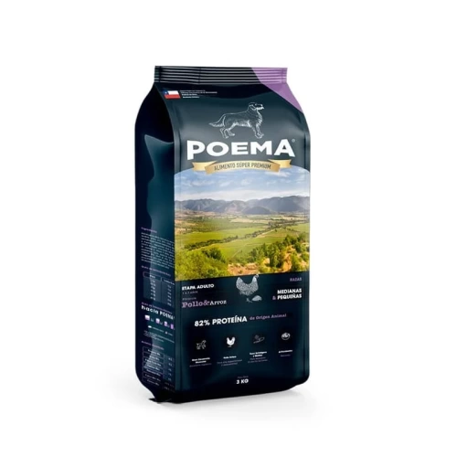 Poema perro adulto 3 -12 kgs