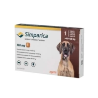 Simparica antiparasitario anti pulgas 10 mg 1 - 3 comprimidos 40 - 60 kgs | Mascotiendas.cl La Serena - Coquimbo