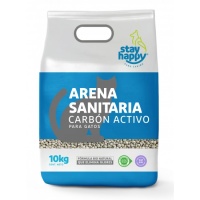 Arena Stay happy carbon activo formato 10 kgs