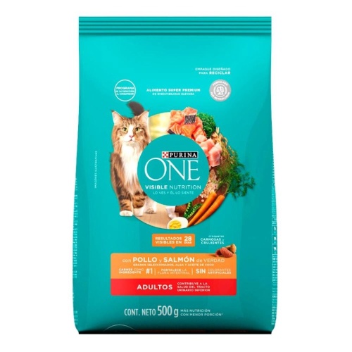 Purina one gato adulto pollo carne formato 6 kgs